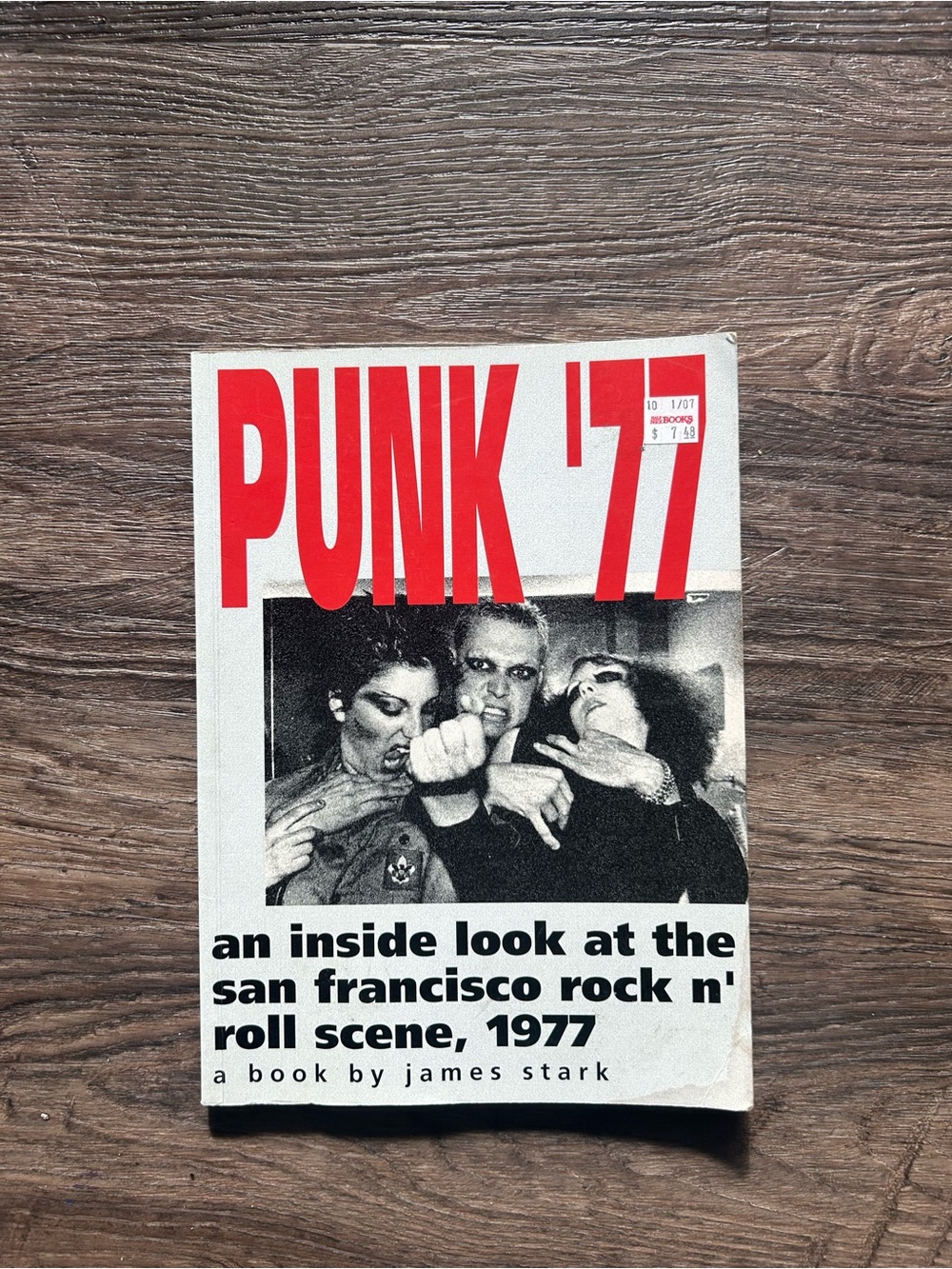 PUNK '77 Book - Red & Black Cover